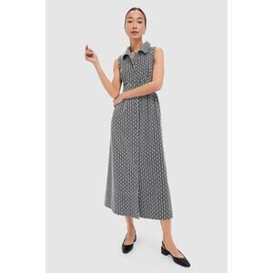 POMANDER PLACE Black Eyelet Sleeveless Noelle Maxi Dress Size XS NWT